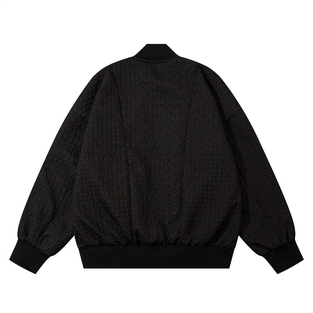 MJ2030 Manufacturer Supply Custom Zipper Embossed Work Jackets Outdoor Jacket Streetwear Men's Jacket