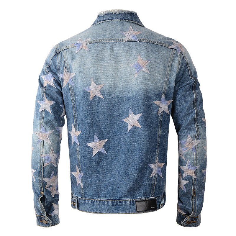 wholesale long sleeve high quality Jacket unisex casual custom heavyweight streetwear cotton jacket for men