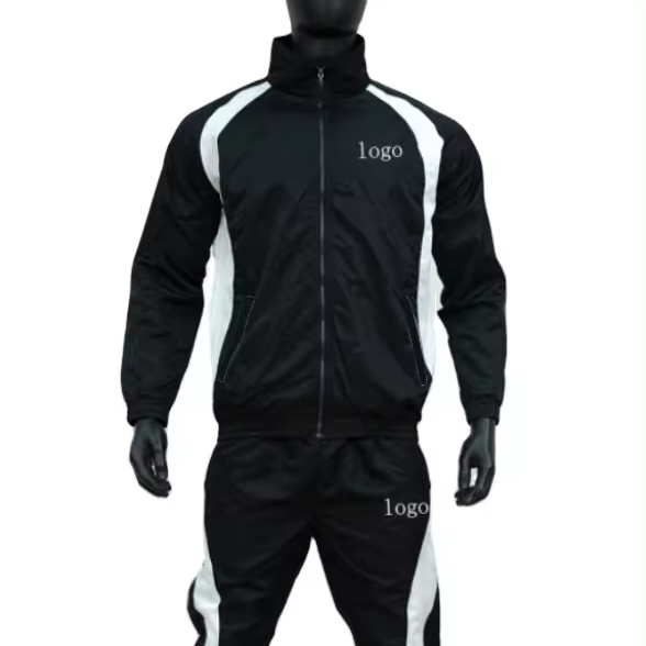 2024 Hot sale custom logo tracksuit nylon fashion design windbreaker men's tracksuit