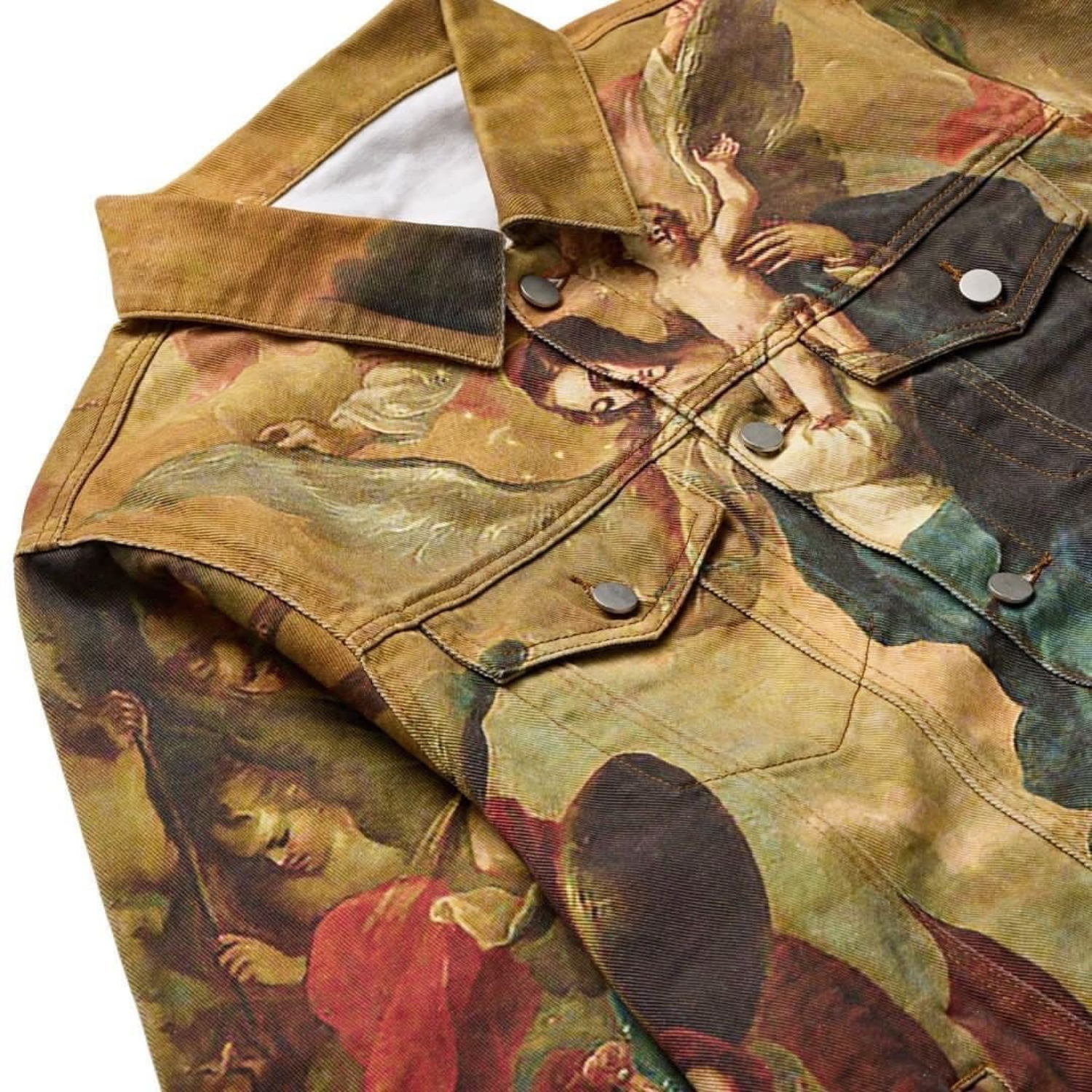 SENSE Custom High Street Airbrushed Hand Painted Men Denim Jacket