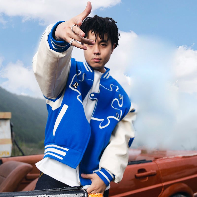 Custom men's clothing jacket varsity bomber jacket men winter jacket
