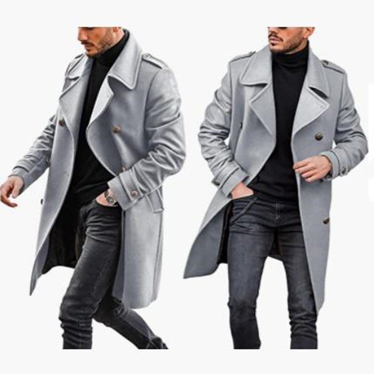 Men's Winter Overcoat New Woolen Jacket Warm and Thick Clothing clothing manufacturers custom