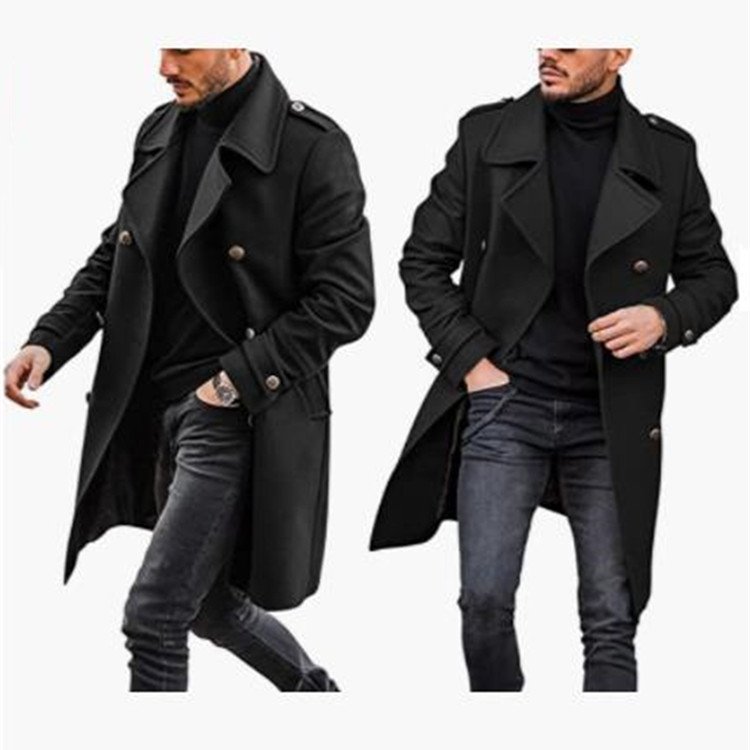 Men's Winter Overcoat New Woolen Jacket Warm and Thick Clothing clothing manufacturers custom