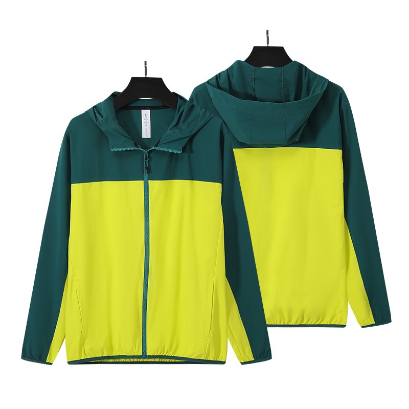 Man Clothes Color Block Fashion Waterproof Jacket Hooded Fall Winter Casual Outdoor Windbreaker Jacket For Men