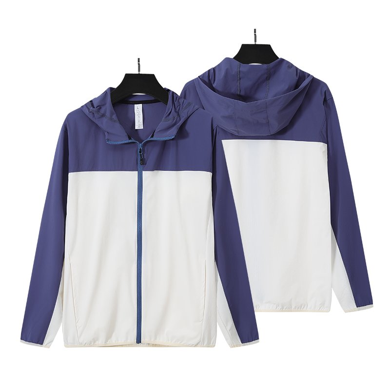 Man Clothes Color Block Fashion Waterproof Jacket Hooded Fall Winter Casual Outdoor Windbreaker Jacket For Men