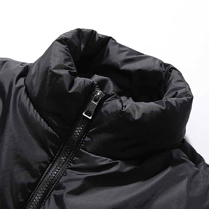 Best Quality Patchwork Contrast Warm Heated Fleece Men's Jacket Cotton Lining Windproof Woolen Outdoor Jacket For Men