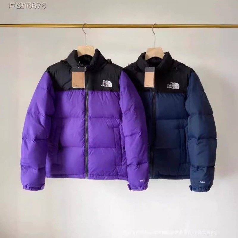 2024 New Winter Fashion North North Cotton Jacket Women's Neutral Jacket Lightweight Pufferfish Men's Jacket Waterproof