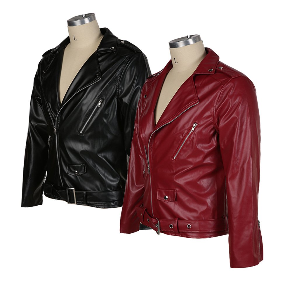 Hot Selling Leather Jacket Motorbike Men's Casual PU Leather Jacket