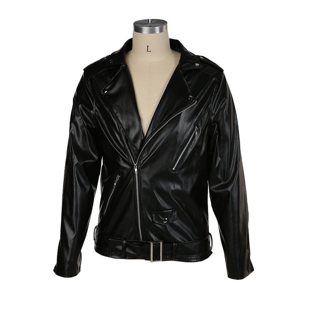 Hot Selling Leather Jacket Motorbike Men's Casual PU Leather Jacket