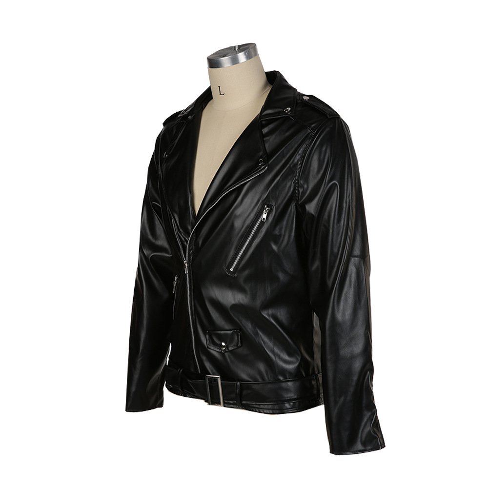 Hot Selling Leather Jacket Motorbike Men's Casual PU Leather Jacket
