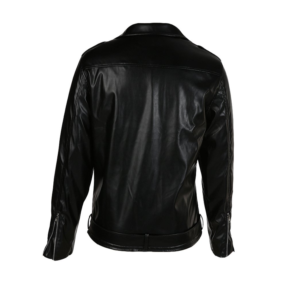 Hot Selling Leather Jacket Motorbike Men's Casual PU Leather Jacket