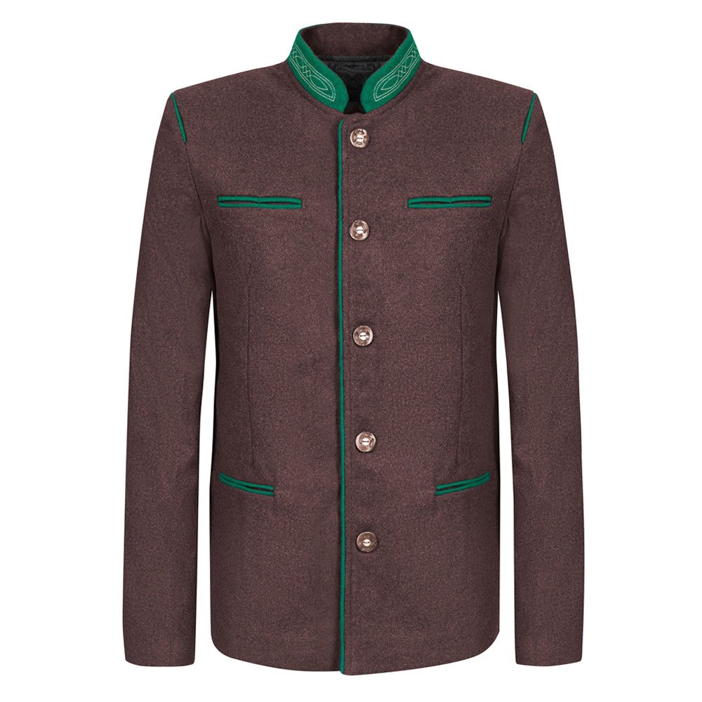 Custom Logo Suede Jacket Men's Leather Suede Jacket Men's High Quality Suede Bavarian Jacket In Wholesale Price