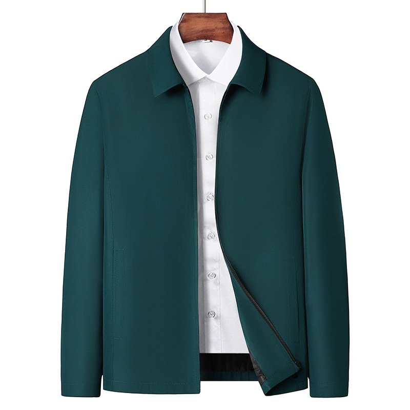 Wholesale Fashion Casual Turn-down Collar Long Sleeve Slim Fit Loose Men's Jackets