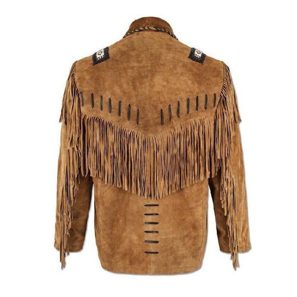 New Fashion Spring Autumn Men's Motorcycle Cowboy Top Layer Goatskin Leather Coat Slim Lapel Jackets