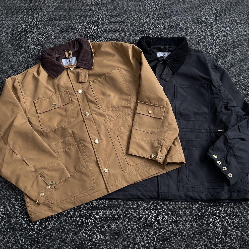 Vintage Fashion Custom Designed Men's Mechanical Worker Jacket High Demand Twill Jacket