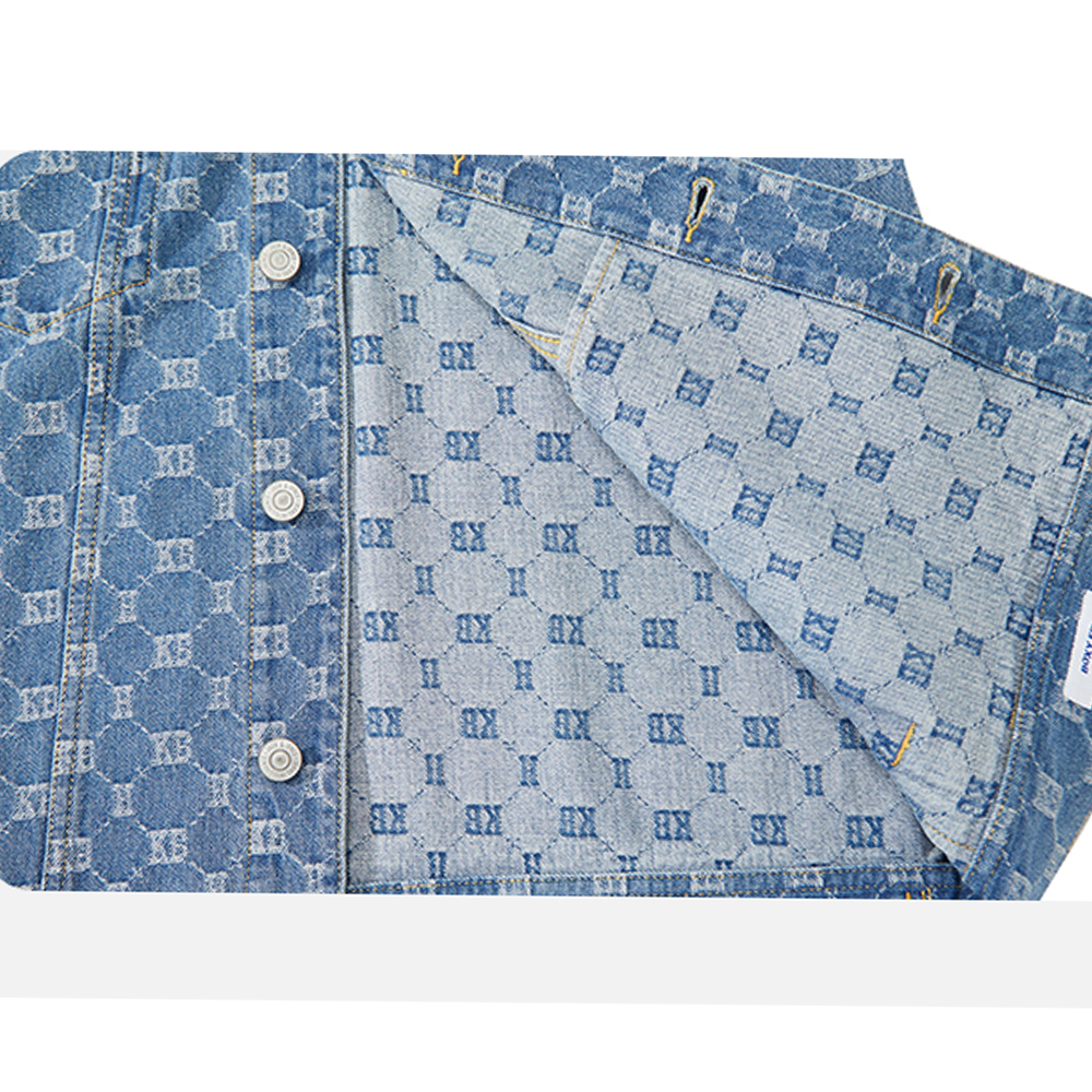 Custom Y2K harajuku full printed new design 2023 autumn men's jacket plus size blue coat outside