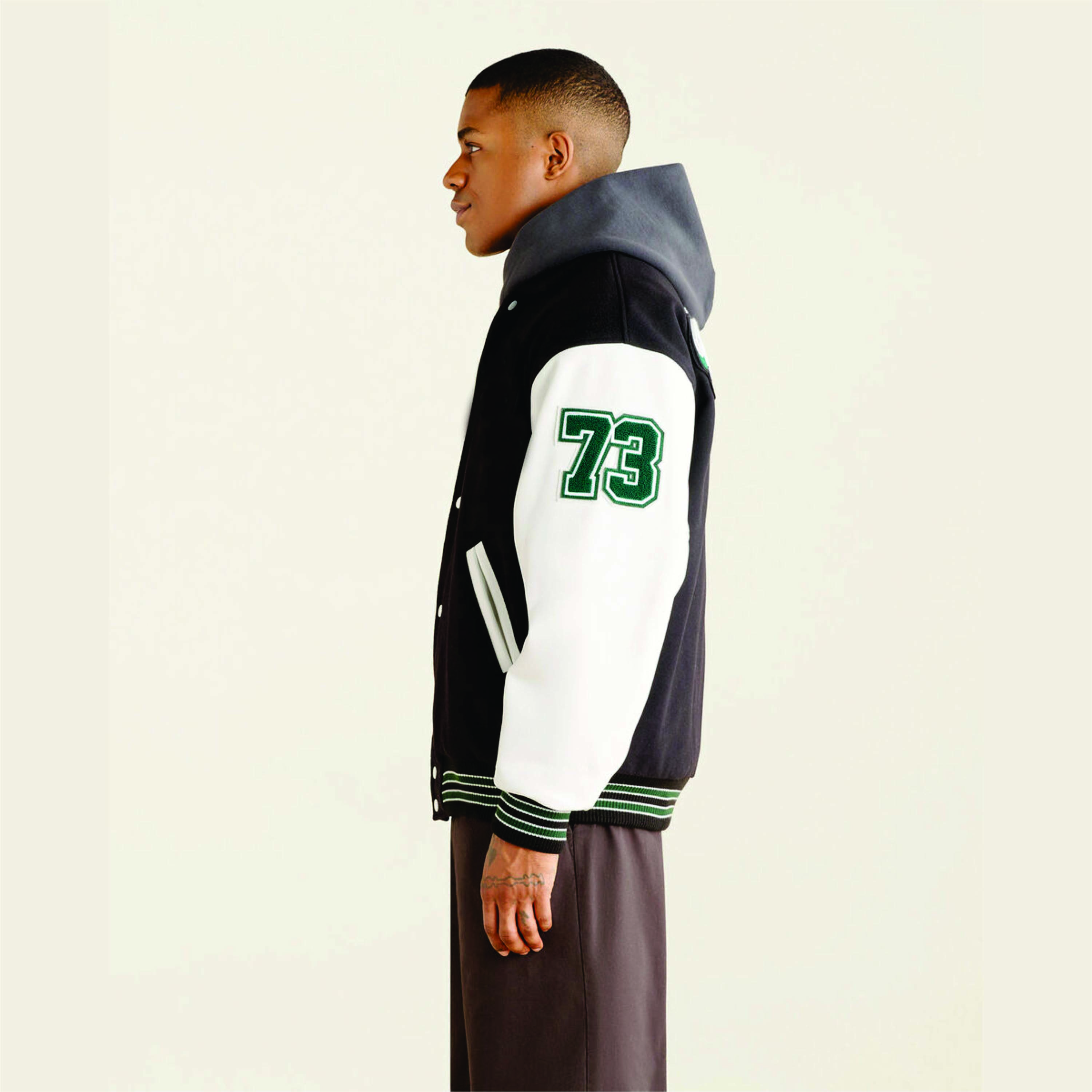 2024 New Unisex Hip Hop Varsity Jacket - Waterproof Puffer, Embroidered Furry Letters, Loose Fit for Men and Women