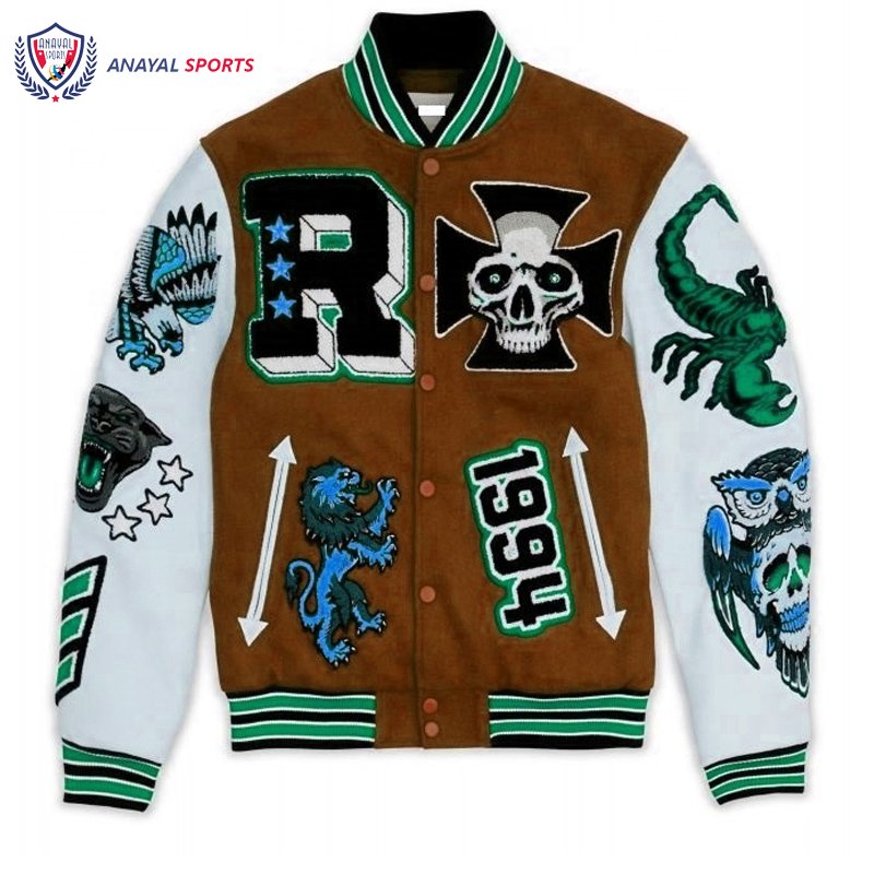 High Quality Best Custom Made Men's Varsity Jackets Wool Fabric Letterman Style for Winter with Chenille Patches and Logos