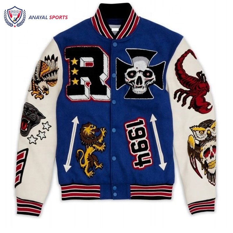High Quality Best Custom Made Men's Varsity Jackets Wool Fabric Letterman Style for Winter with Chenille Patches and Logos