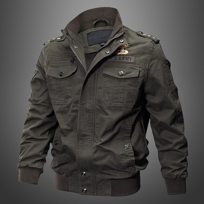 High Quality Cotton Mens Pilot Winter Fleece Jackets Warm Thicken Outerwear Windbreaker Plus Size Men's jackets