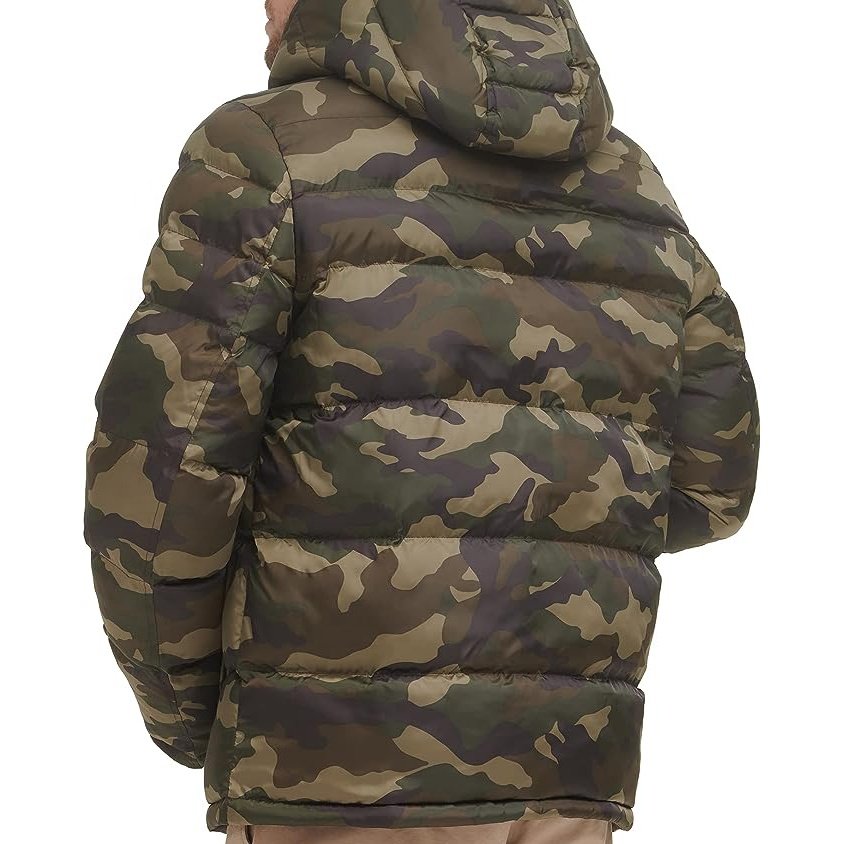 2024 New Fashion Down Coat Men's Bright Face Trend Hooded Short Thick Winter Bomber Shiny Puffer Jacket for Men's