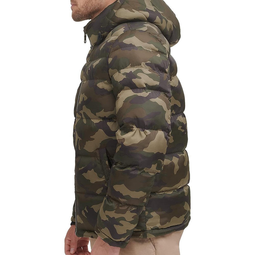 2024 New Fashion Down Coat Men's Bright Face Trend Hooded Short Thick Winter Bomber Shiny Puffer Jacket for Men's