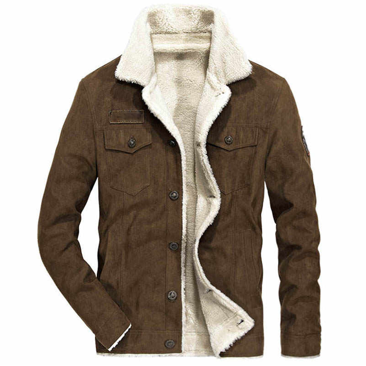 OEM light blue long sleeve jean jacket high quality outdoor plus size men's jacket