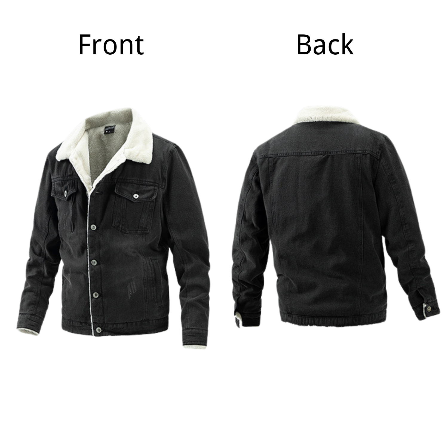 2022 cotton-padded jacket 1 latest design trend men's winter medium and long denim jacket Plush warm coat casual coat men's wear