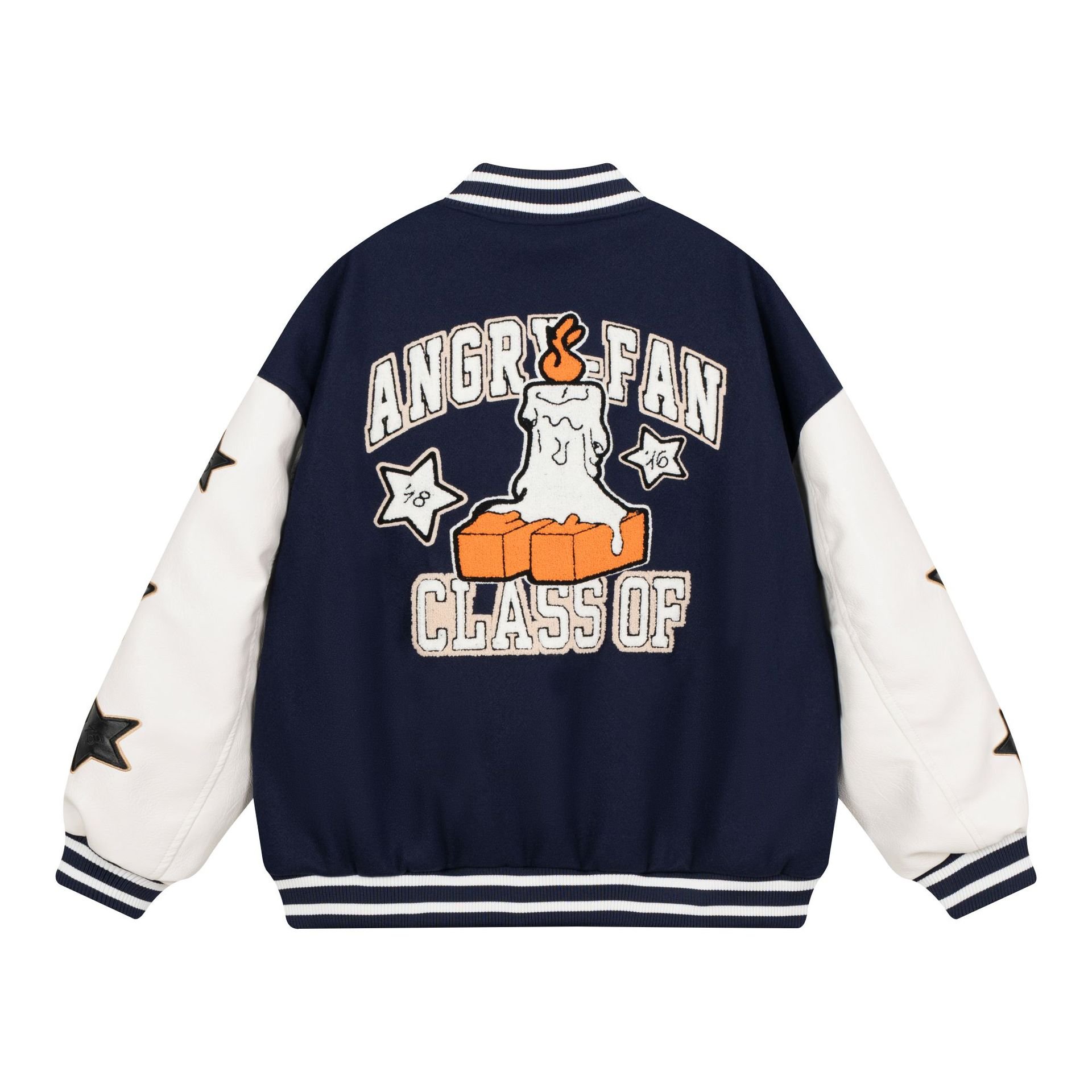 Custom Logo College Jacket Leather Sleeve Embroidery Black Couple College Baseball Men's Clip Kletman Transformer Core Jacket