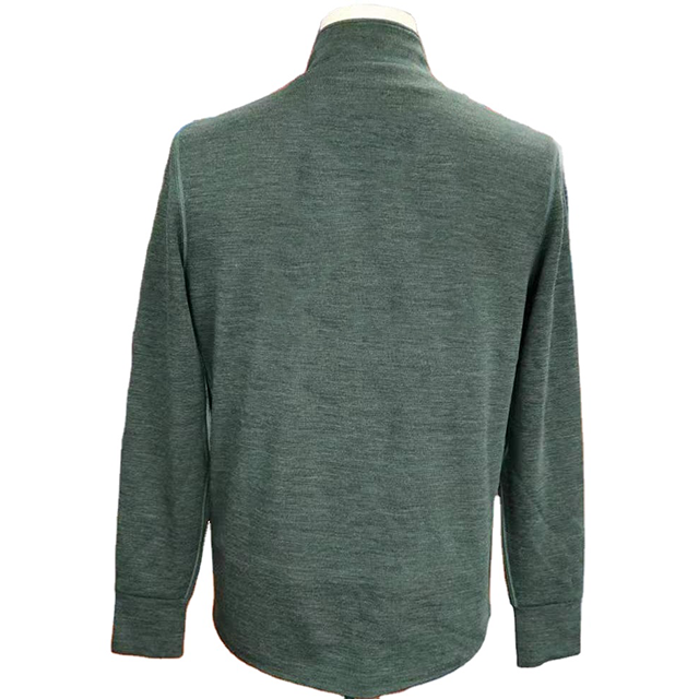 Solarwool Sweater Knitted Regular Length Solid Mens Winter Heat Trench Coat Merino Woolen Fabric Jackets