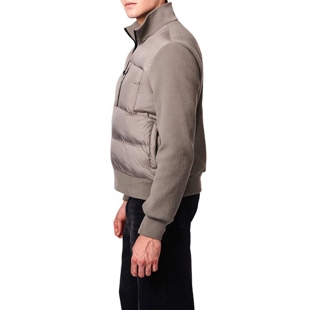 Wholesale Custom Men's Puffer Jacket with New Design Full Zip Heavy Weight Thick Puff Jacket For Men