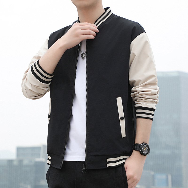 Liu Ming Cheap Wholesale Spring Autumn Men Clothes Korean Style Casual Stand Collar Slim Fit Plus Size 5XL Bomber Jacket