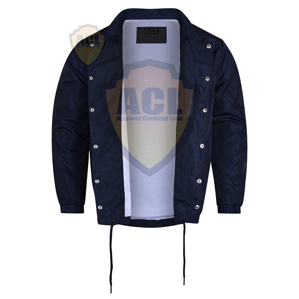 Polyester Filling Coach Jacket Custom LOGO OEM & ODM men sweater personalized winter Casual Knitted Jacket Coat