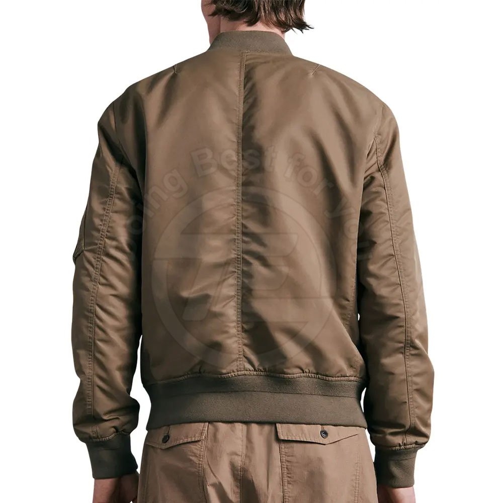 New Trendy Men's Bomber Jacket Hot Sale Men Fashion Clothing Custom Bomber Jacket