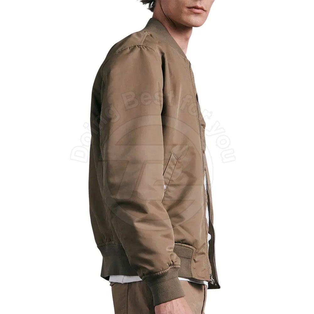 New Trendy Men's Bomber Jacket Hot Sale Men Fashion Clothing Custom Bomber Jacket