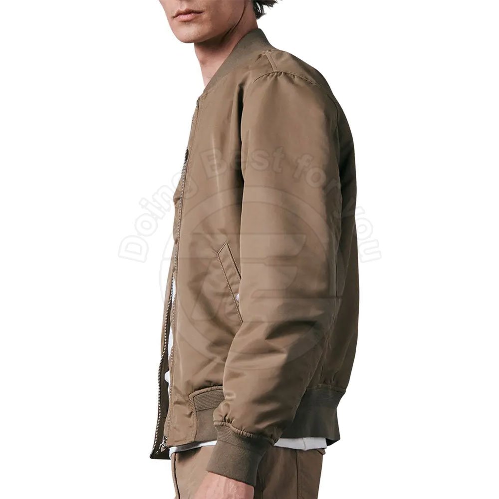 New Trendy Men's Bomber Jacket Hot Sale Men Fashion Clothing Custom Bomber Jacket