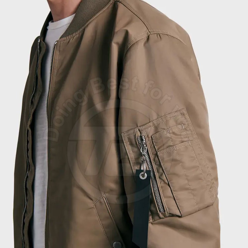 New Trendy Men's Bomber Jacket Hot Sale Men Fashion Clothing Custom Bomber Jacket