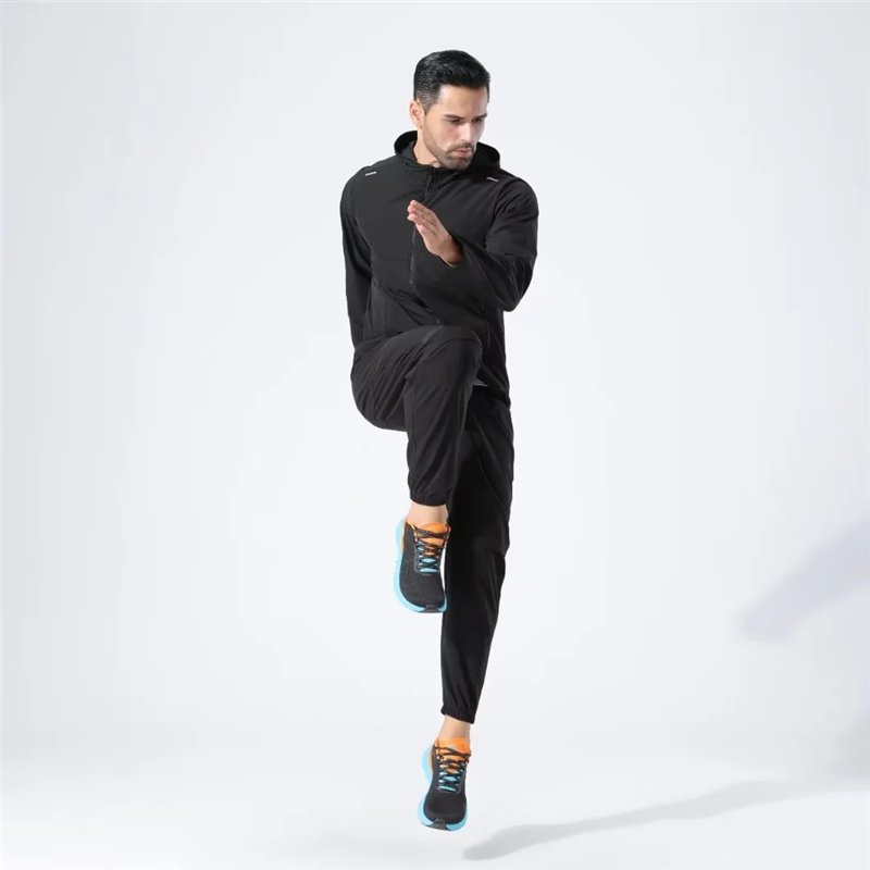 custom reflective logo windbreaker outdoor fitness running training men's jackets mens jacket wholesale bulk 2023