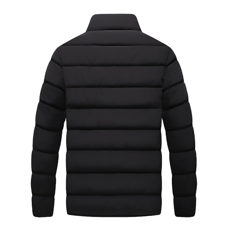 Custom Autumn Winter Men's Jacket Custom Logo Outdoor Zipper Waterproof Stand Collar Warm mens jackets bubble jacket street wear