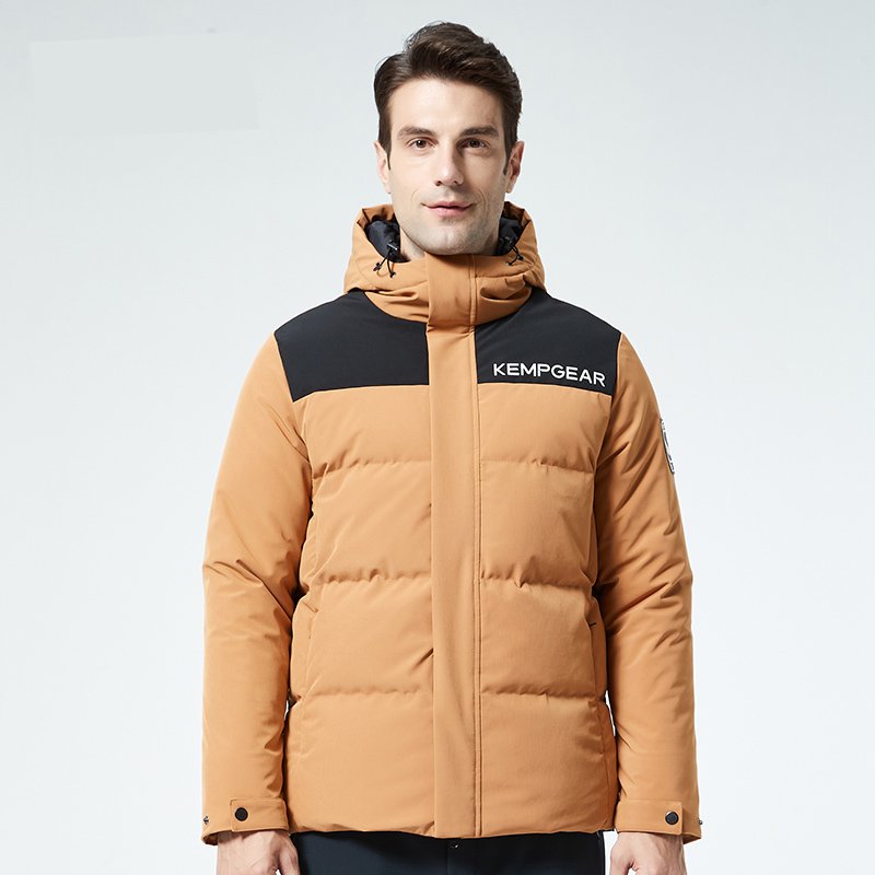 Waterproof Down Parka Jacket with Hood High Quality Flight Jacket Winter Men's Down Jacket