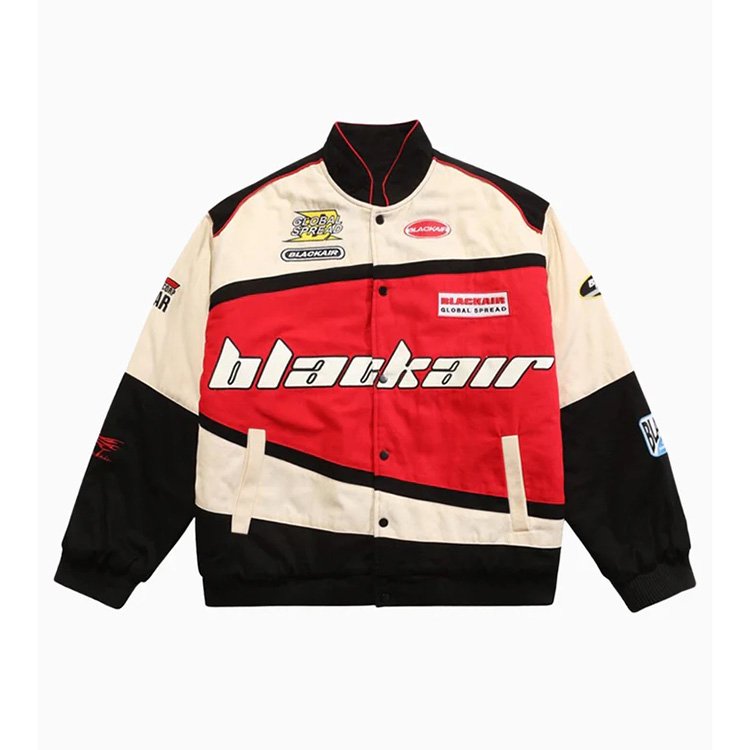 New style men's regular sleeve jackets men's jackets leather comfortable Embroidery Racing men's jackets