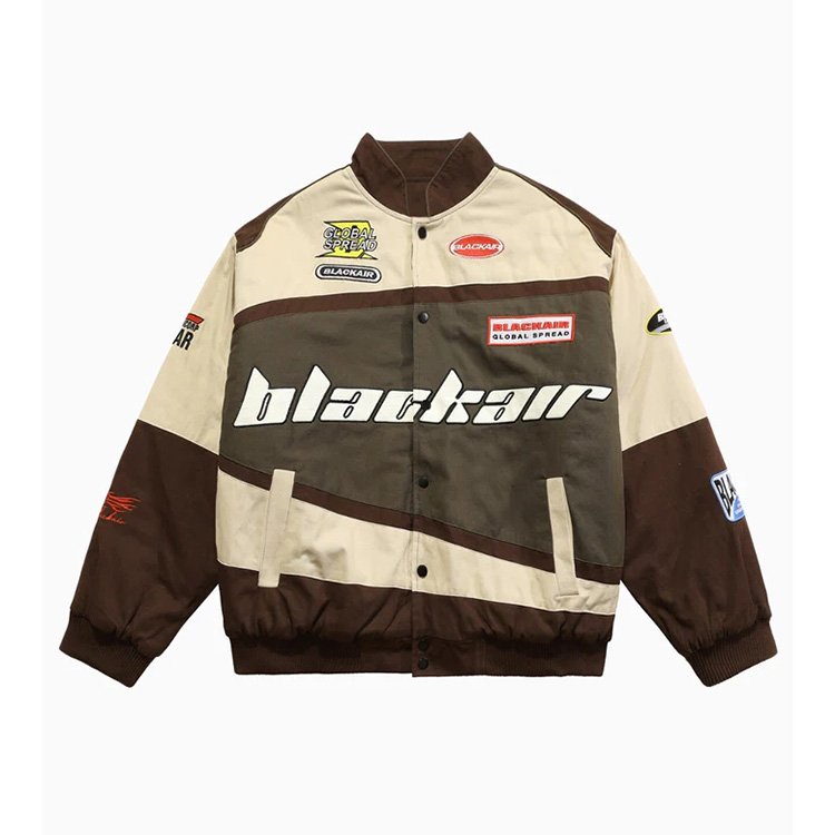 New style men's regular sleeve jackets men's jackets leather comfortable Embroidery Racing men's jackets