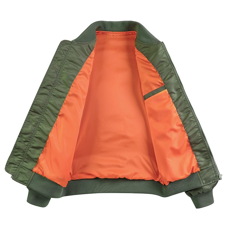 High Quality Men's Casual Full Zip Lightweight Solid Windbreaker Jacket Pockets Woven Fabric Pattern Nylon Golf Jacket