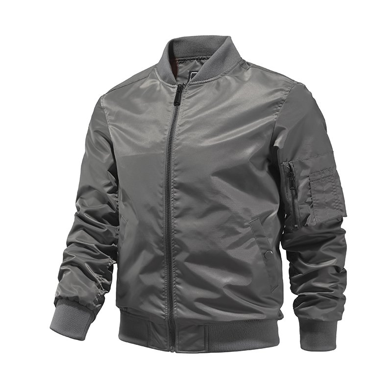Custom Logo Men's Bomber Jacket Unisex Clothing Breathable Baseball Collar Pattern Decoration Varsity Jackets