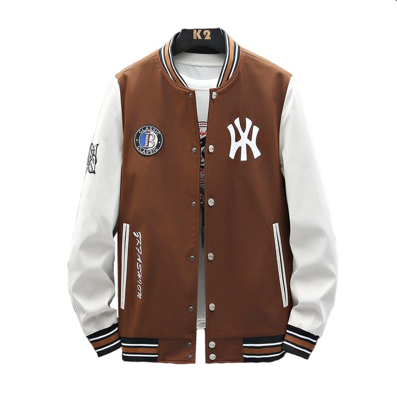 Oem Embroidery Patches Jaket Custom Logo Letterman Jacket Baseball Streetwear Coat Varsity Jacket For Men