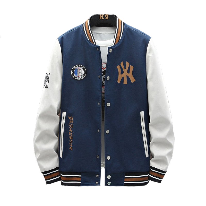 Oem Embroidery Patches Jaket Custom Logo Letterman Jacket Baseball Streetwear Coat Varsity Jacket For Men