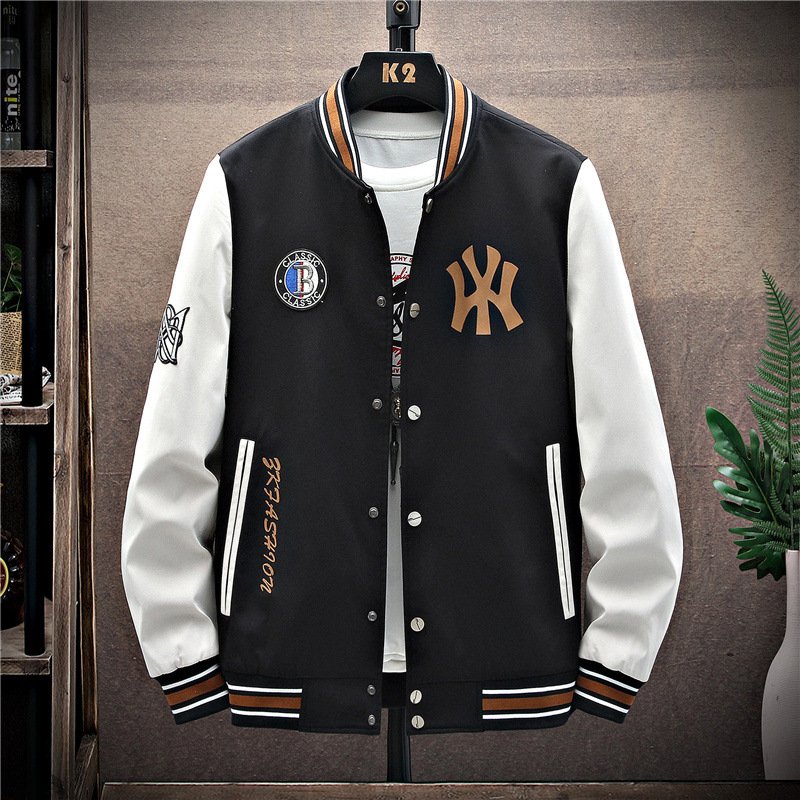 Oem Embroidery Patches Jaket Custom Logo Letterman Jacket Baseball Streetwear Coat Varsity Jacket For Men