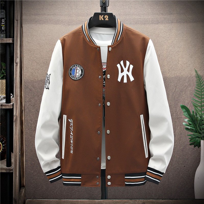 Oem Embroidery Patches Jaket Custom Logo Letterman Jacket Baseball Streetwear Coat Varsity Jacket For Men