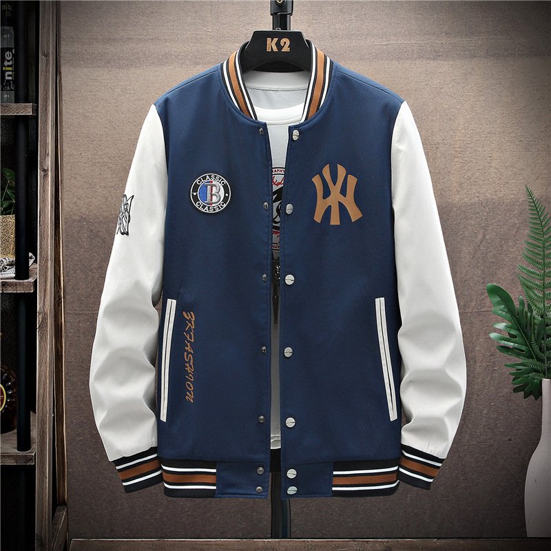 Oem Embroidery Patches Jaket Custom Logo Letterman Jacket Baseball Streetwear Coat Varsity Jacket For Men
