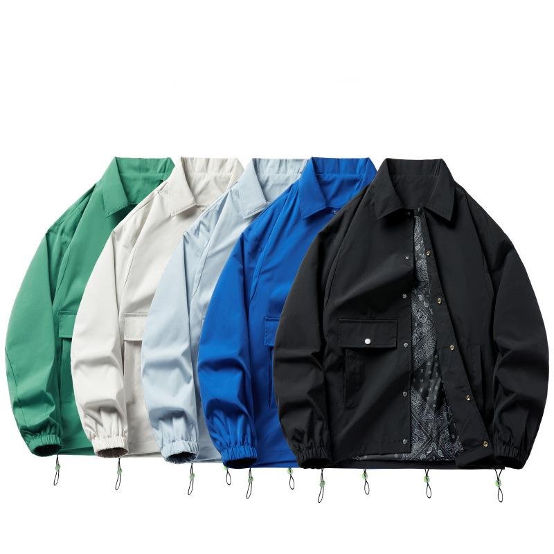 2024 Factory Wholesale Price Custom Logo Oversize Outerwear Men's Coach Jackets